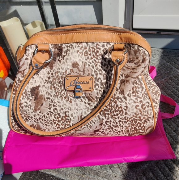 Guess Handbags - Guess leopard handbag